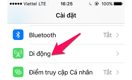 Chọn đối tượng di động