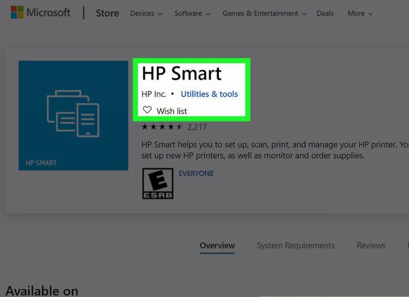     Mở ứng dụng HP Smart