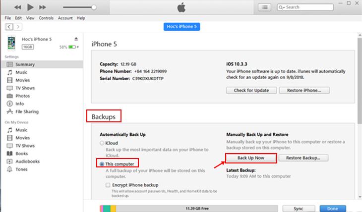 Cách lấy lại mật khẩu giới hạn cho iPhone mới nhất + Bước 3