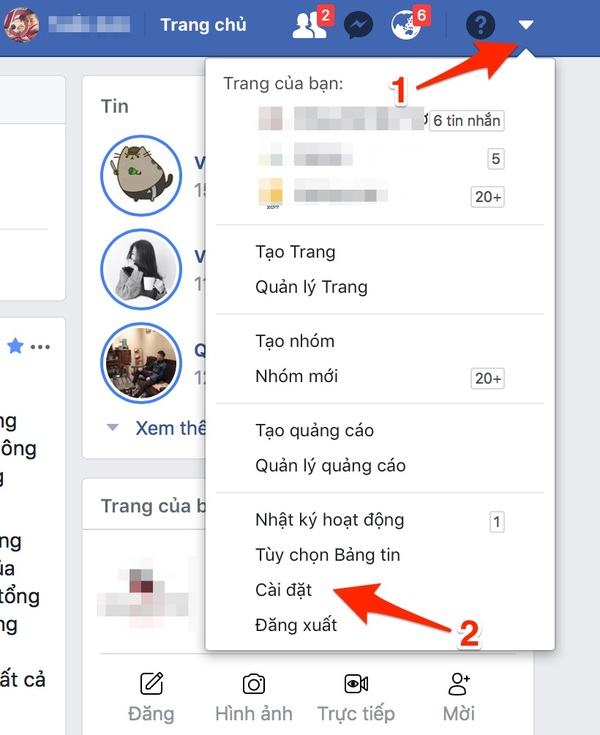 Cách tải thông tin cá nhân từ Facebook về máy tính