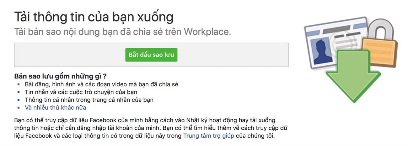 Cách tải dữ liệu cá nhân từ Facebook về máy tính