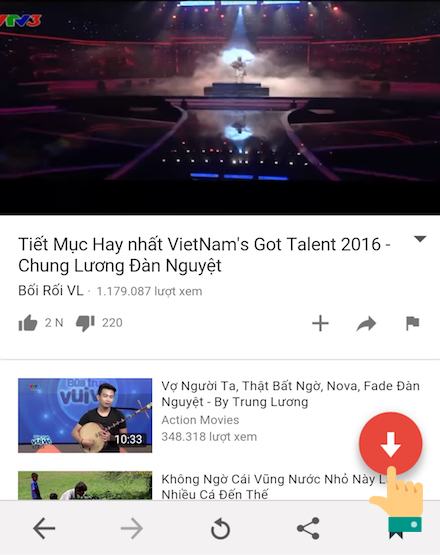 Chọn mũi tên