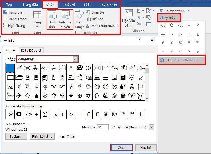 Tạo trang bìa Word có lề + Bước 3