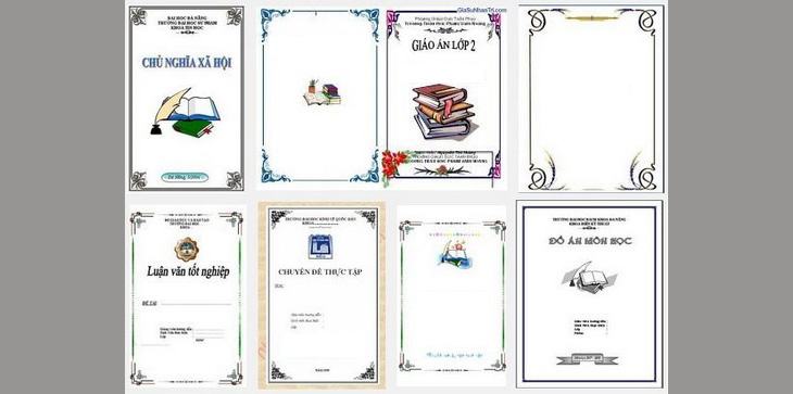 Tổng hợp một số khung hình đẹp cho Word