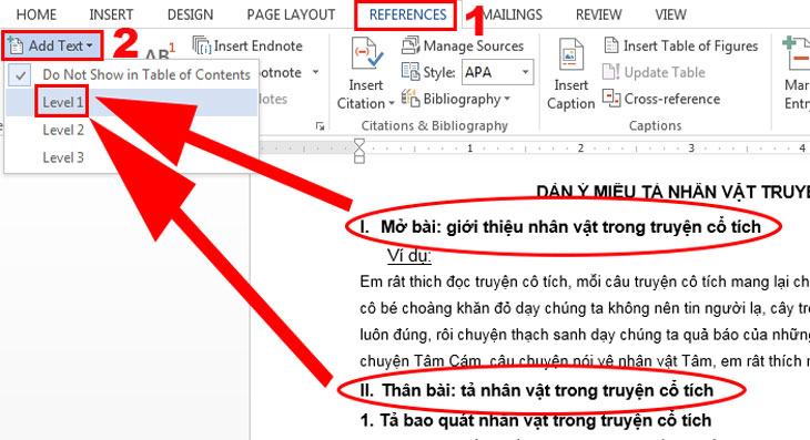 Cấp độ 1