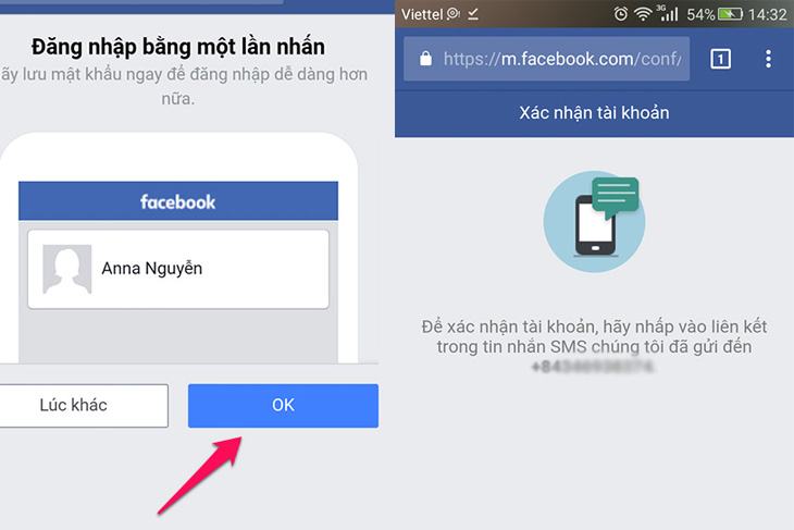 Tạo tài khoản bằng điện thoại của bạn