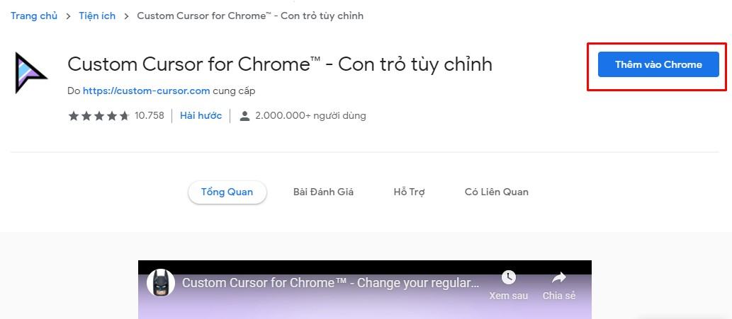Cách thay đổi biểu tượng con trỏ 