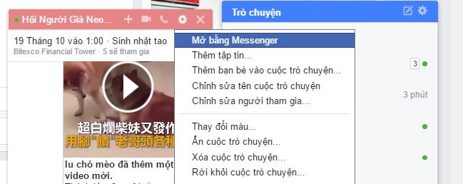 Cách tìm lại tin nhắn trên Facebook - Truy cập Facebook
