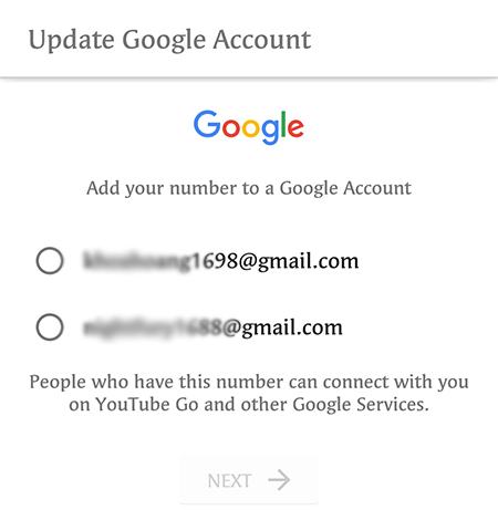 Đăng nhập vào điện thoại của bạn bằng tài khoản Google của bạn