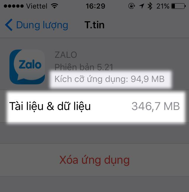 Cách xóa bộ nhớ cache ứng dụng trên iPhone