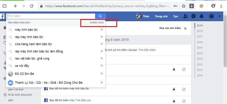 Chọn CHỈNH SỬA