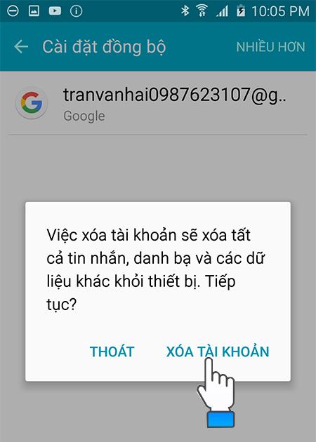 Cách xóa tài khoản CH Play