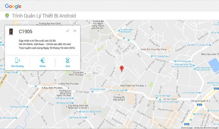 Cách tìm điện thoại Android bị mất