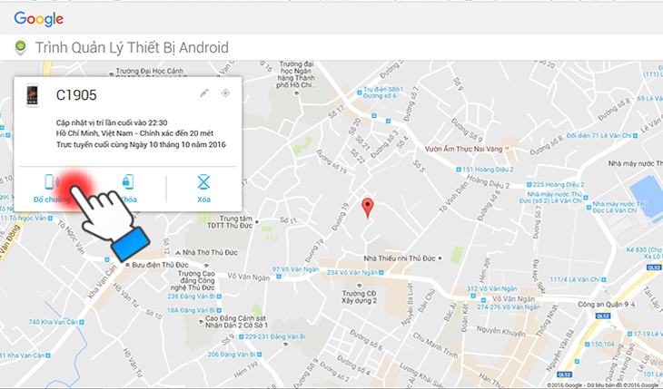 Cách tìm điện thoại Android bị mất