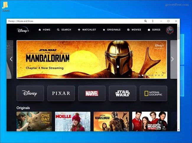 Disney Plus không phải là một liên kết đến trang web