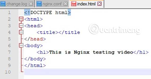 Bây giờ hãy chạy lại chương trình Nginx.exe và nhập 