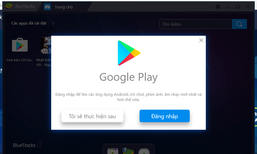Truy cập tài khoản Google Play của bạn
