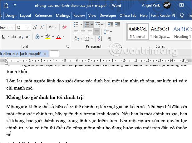 Chỉnh sửa PDF 