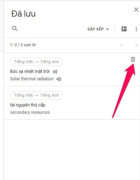 Xóa văn bản trong nút đã lưu