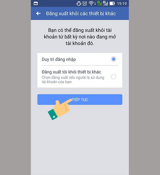 Bước 5: Chọn TIẾP THEO.
