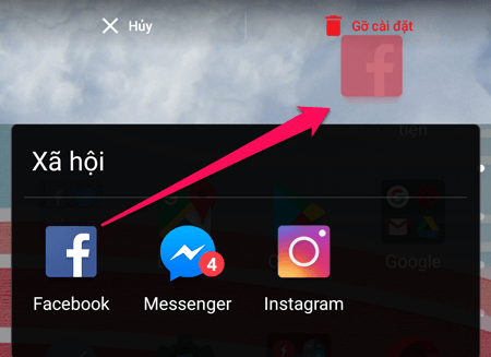 Xóa Facebook hiện có
