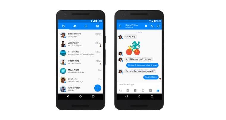 Giao diện Messenger mới