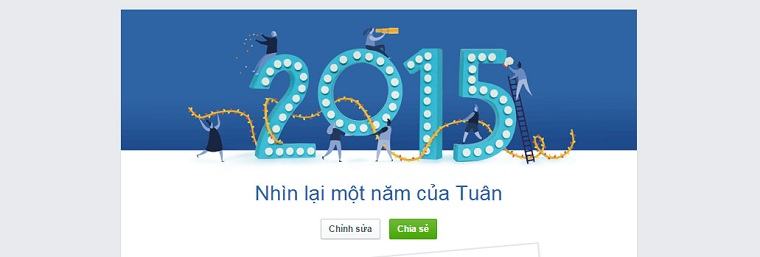 Cùng nhìn lại 1 năm của bạn trên Facebook