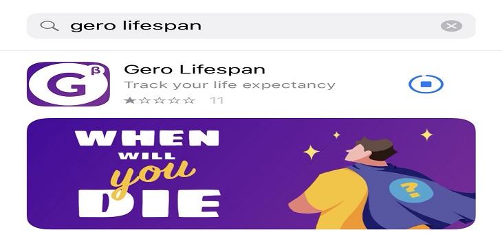 Tuổi thọ Gero Máy tính tuổi thọ con người