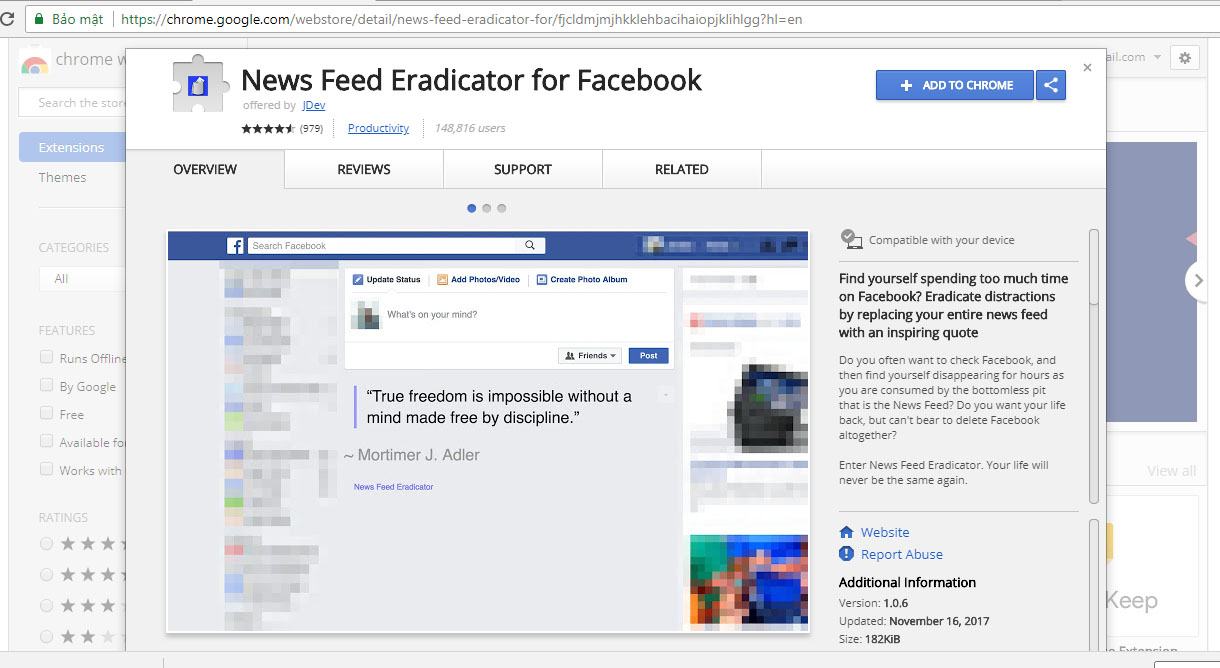 Làm sạch nguồn cấp tin tức Facebook 