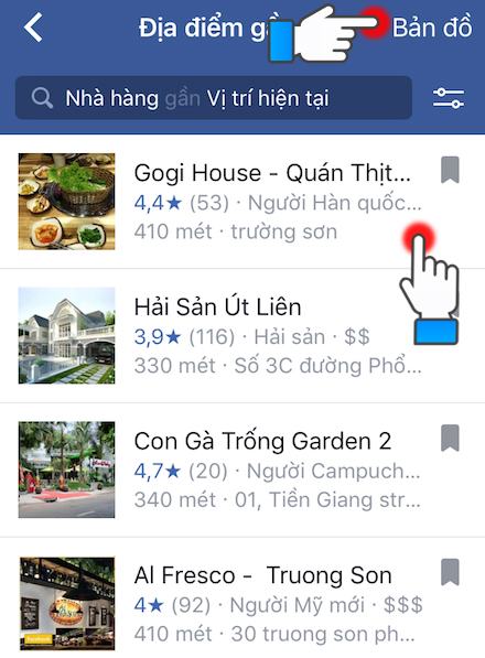Chọn vị trí