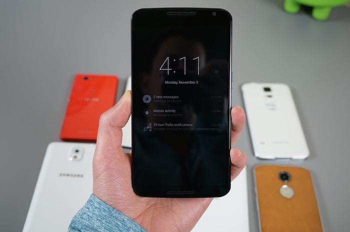 Google Nexus 6 có nhiều thông báo tuyệt vời