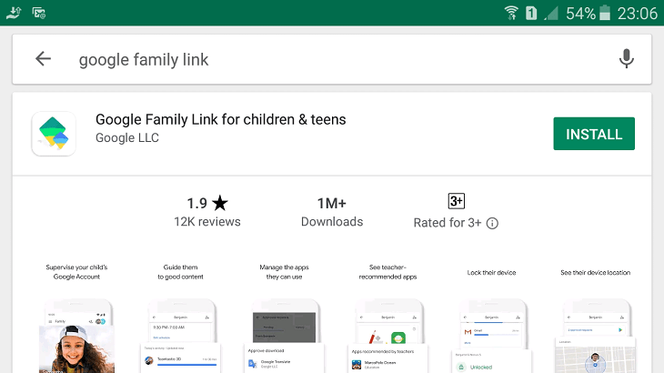 Liên kết gia đình của Google