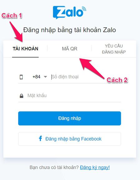 Zalo máy tính