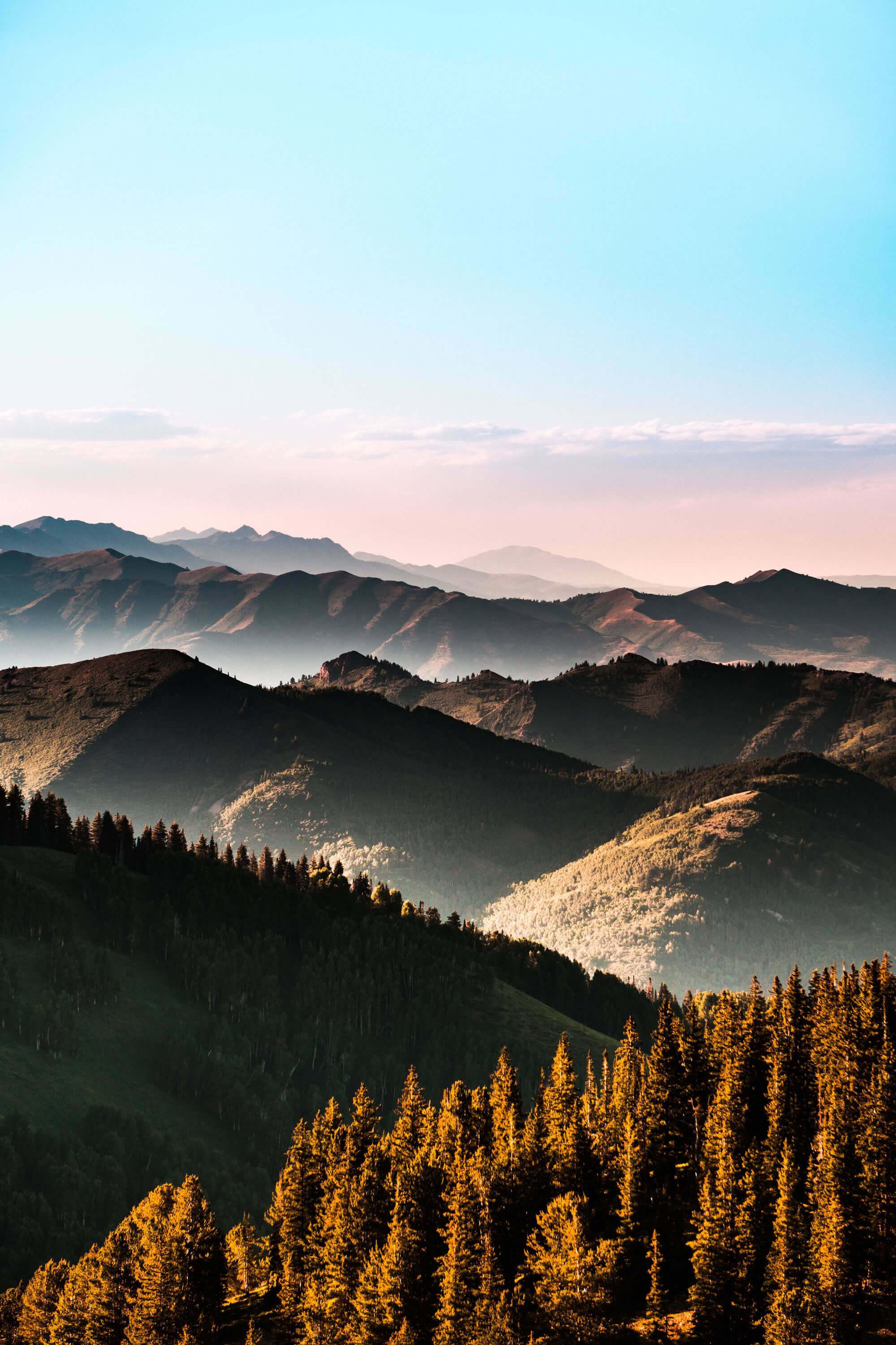 Dãy núi Wasatch ở Alta, Utah