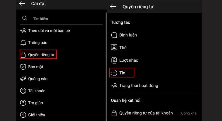 Chặn người xem câu chuyện trên Instagram của bạn