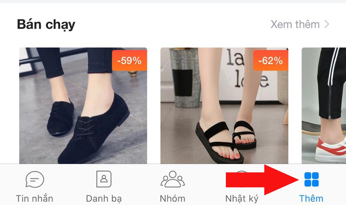 Chọn thêm trên điện thoại