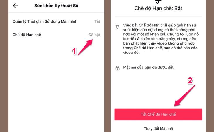 Cách tắt kiểm soát nội dung trong TikTok