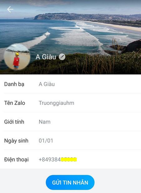 Hướng dẫn cách ẩn số điện thoại trên Zalo