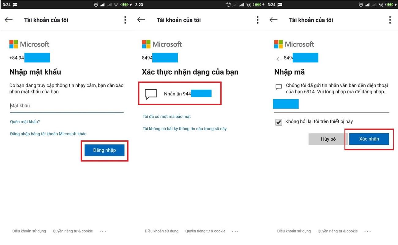 Lấy lại mật khẩu Skype