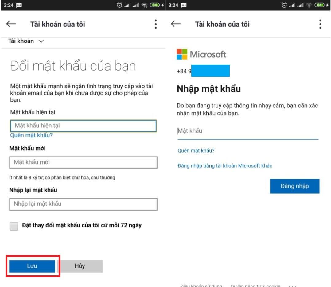 Lấy mật khẩu Skype