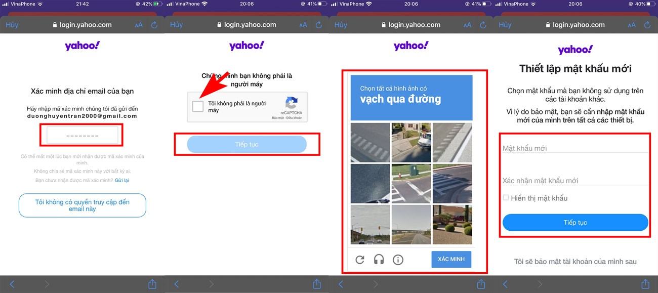 Thay đổi mật khẩu mới