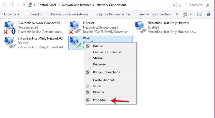 Tăng tốc độ mạng trên Windows 10 với DNS nhanh hơn