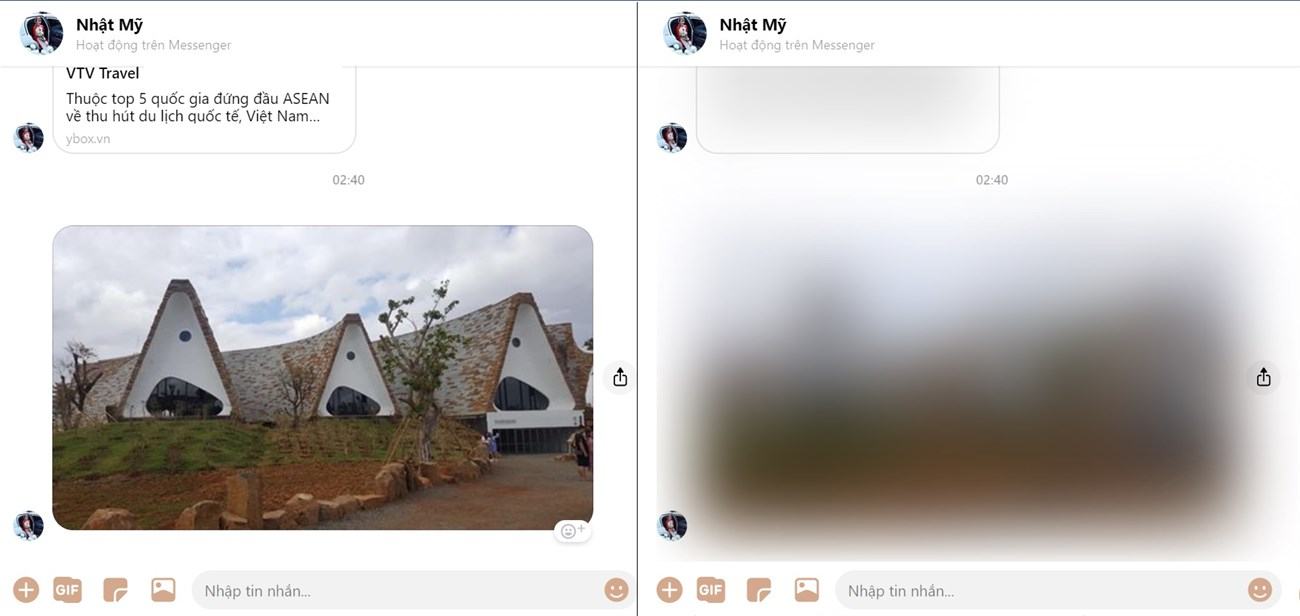 Làm mờ hoặc xoay ảnh và video bạn nhận được trong tin nhắn