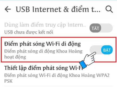 Bật WiFi