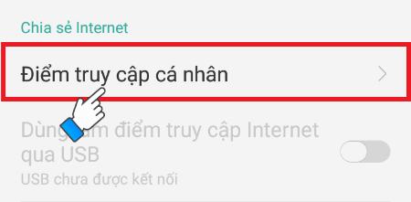 Chọn Điểm phát sóng Cá nhân