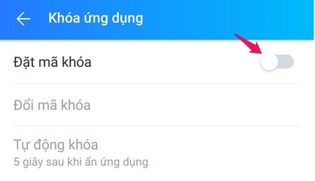 Hướng dẫn đặt mật khẩu cho ứng dụng Zalo