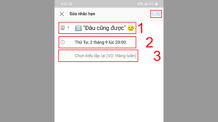 Cách điều chỉnh hoặc xóa lời nhắc cuộc hẹn mà chỉ tôi đã tạo