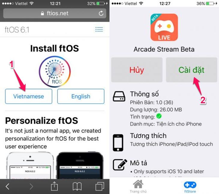 Trực tiếp trận đấu trên Facebook trên iOS - Bước 1