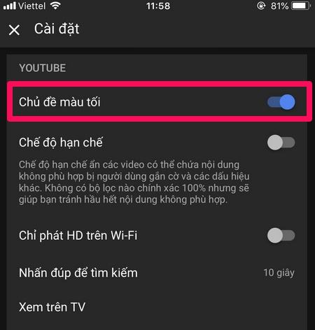 Cách đưa Chủ đề tối của YouTube vào iPhone của bạn