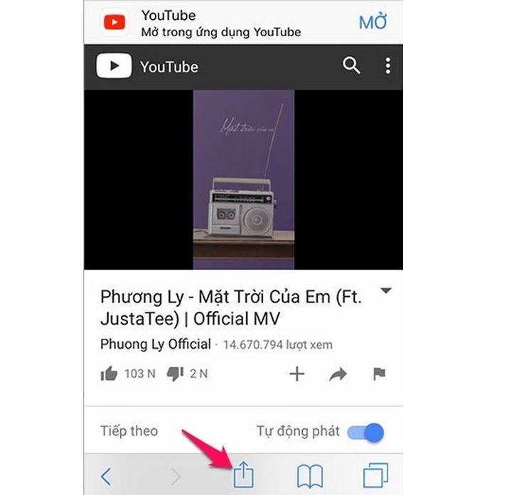 2 cách nghe nhạc trên Youtube khi tắt màn hình iPhone